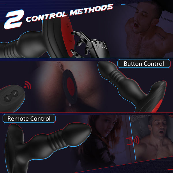 Sixsence- 10 Vibrating Butt Plug With Remote Control