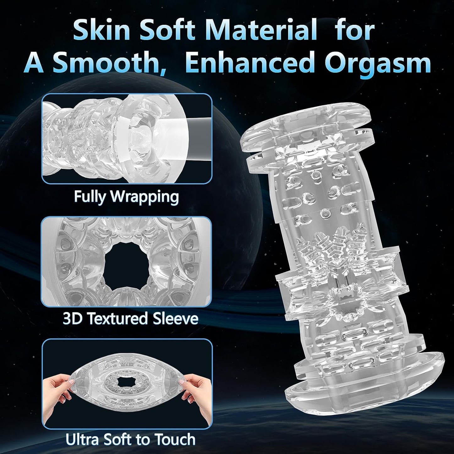 SixsenceDigital Experience Masturbator: Cutting-Edge Pleasure Innovation with 9-Speed Expandable and Vibrating Features